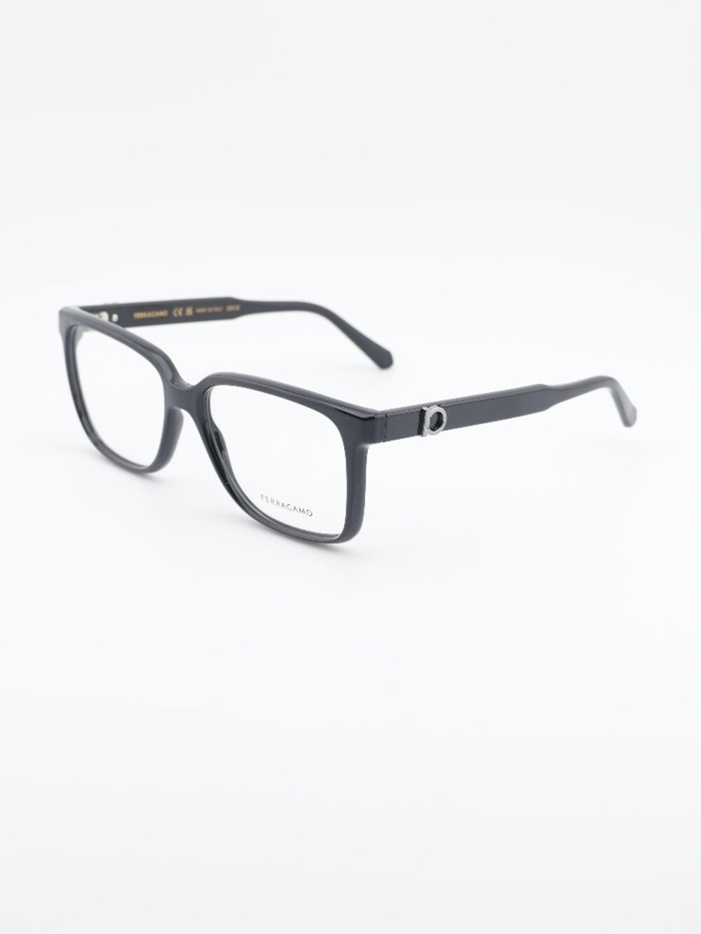 Salvatore Ferragamo SF3043E 001 Eyeglasses Black 57mm Square Frame